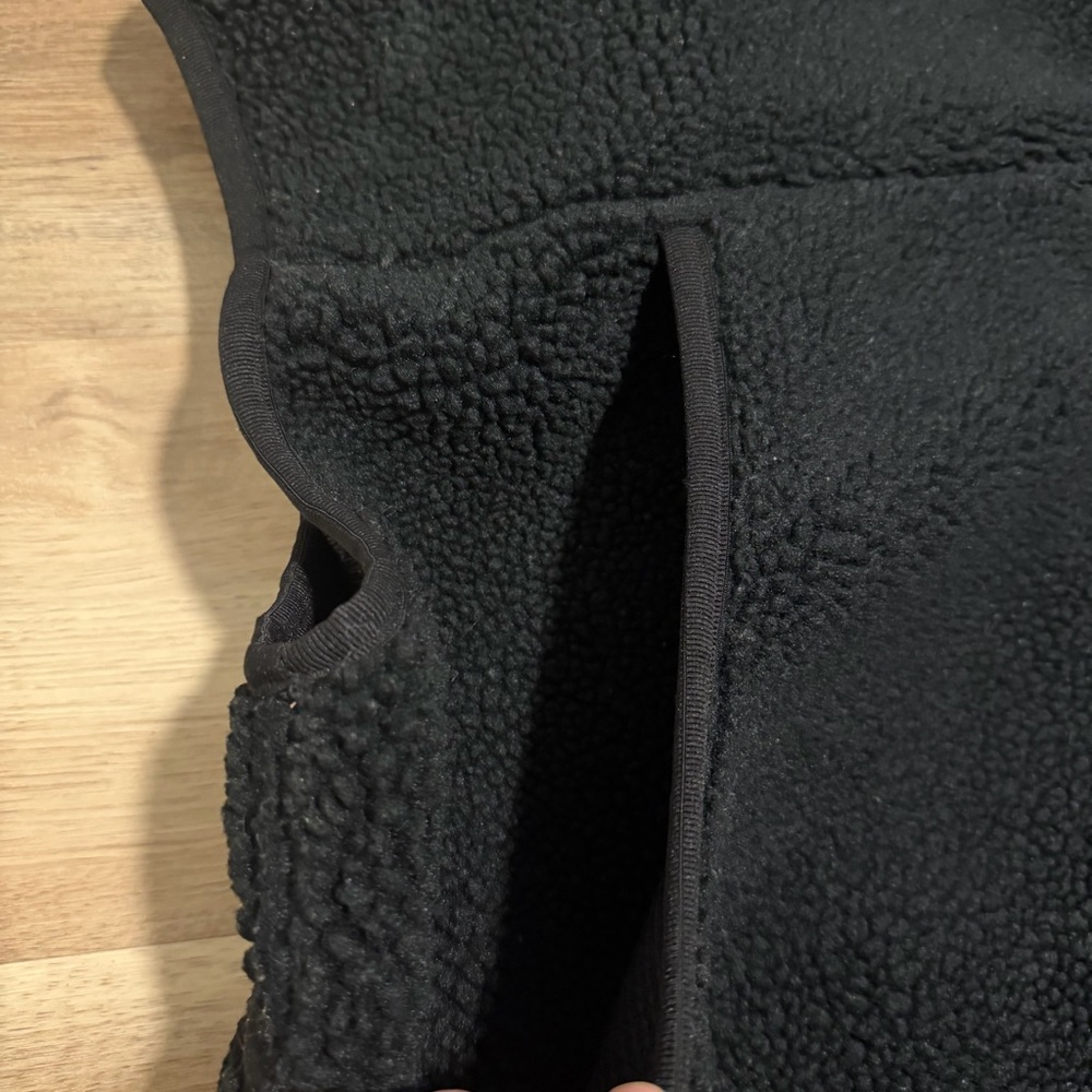 Aimé Leon Dore Unisphere Fleece Field Vest Jet Black Men's Size XS Oversized - Picture 8 of 13